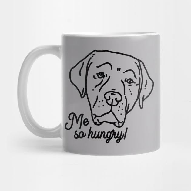 Me so hungry – funny labrador by SUGAH